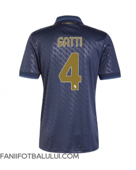 Juventus Federico Gatti #4 Tricou Fotbal Replică 2024-25 Barbati Treilea